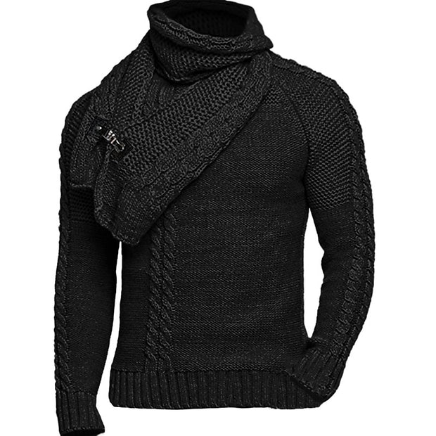 Men's Fashion Long-Sleeved Slim Sweater