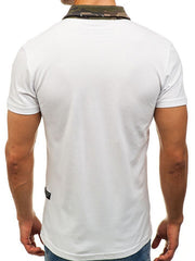 Mens Casual Polo Shirt Short Sleeve T-Shirt