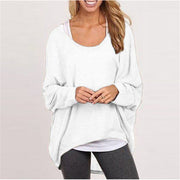 Casual 8 Colours Bat Sleeve Loose Sweater