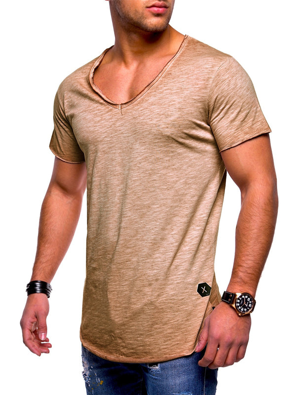 Mens Fashion Casual Slim Short Sleeve T-Shirt