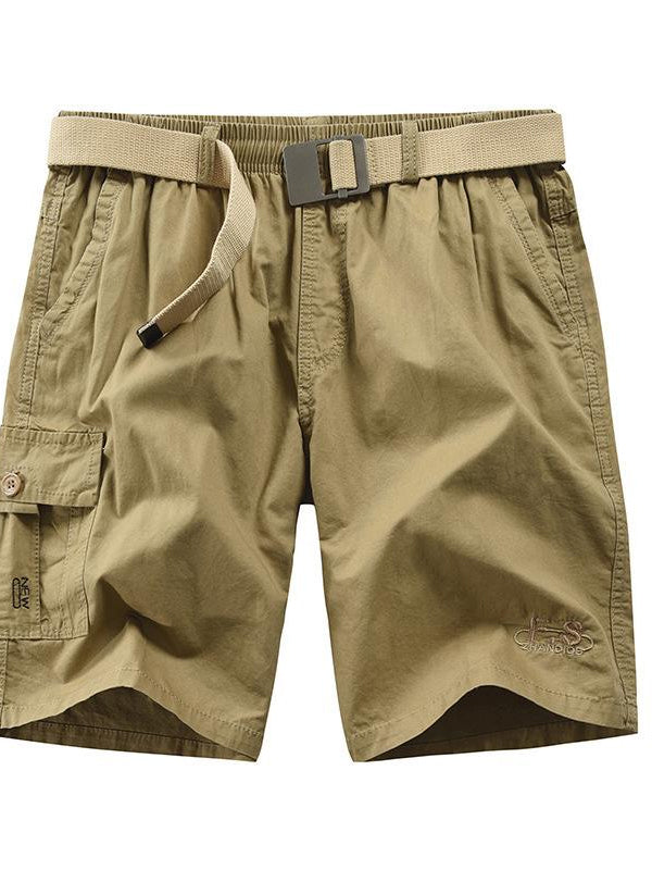 Men's Casual Lace-up Five-point Tooling Shorts