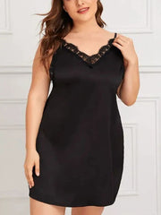 Sexy Lace Plus Size Suspenders Dress