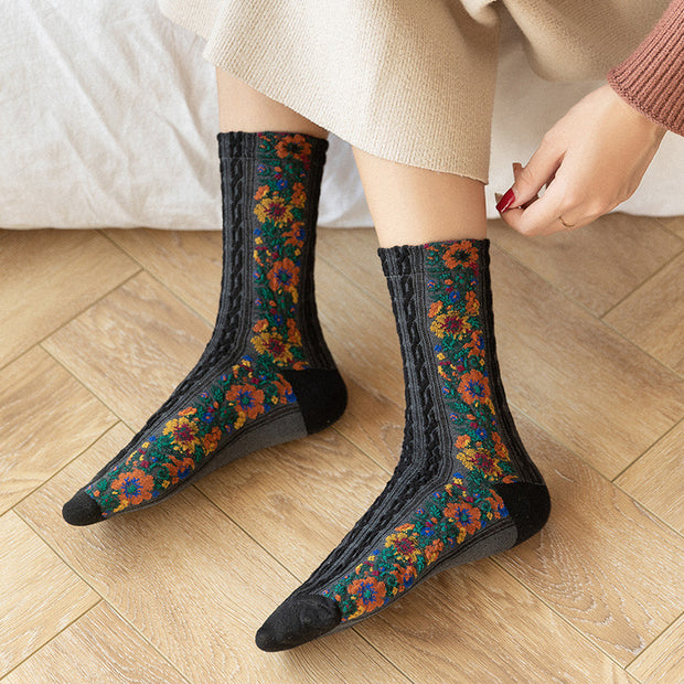 Retro Palace Ethnic Pattern Socks