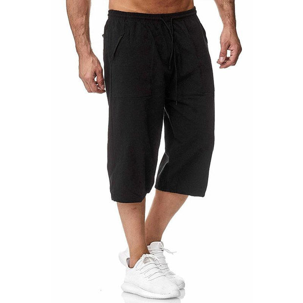 Men's Casual Cotton Linen Shorts