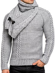 Men's Fashion Long-Sleeved Slim Sweater