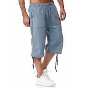 Men's Casual Cotton Linen Shorts