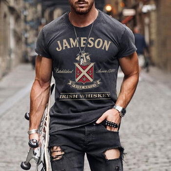 Herren Jameson Irish Whiskey Print T-Shirt