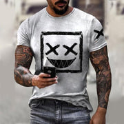 Men's smile casual T-shirt