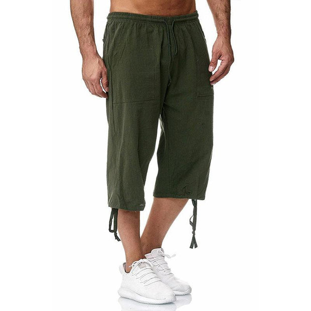 Men's Casual Cotton Linen Shorts