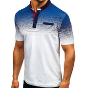 Men's Polo Printed Short-sleeved T-shirt