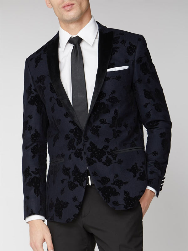 Mens Fashion Lapel England Blazer