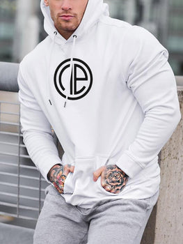 Mens Sports Fitness Hooded Sweatshirt