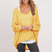 Casual 8 Colours Bat Sleeve Loose Sweater