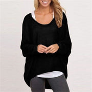 Casual 8 Colours Bat Sleeve Loose Sweater