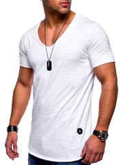 Mens Fashion Casual Slim Short Sleeve T-Shirt