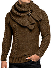 Men's Fashion Long-Sleeved Slim Sweater