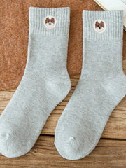 Cartoon Puppy Pattern Socks