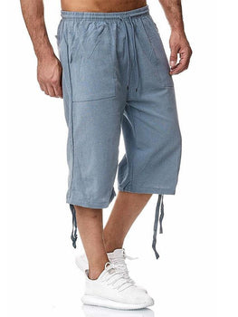 Men's Casual Cotton Linen Shorts