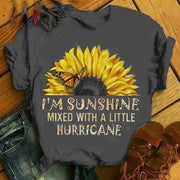 Women Sunflower Quotes T-shirt