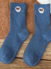 Cartoon Puppy Pattern Socks