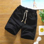 Men's Summer Casual Plus Size Cotton And Linen Shorts