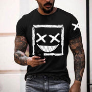 Men's smile casual T-shirt