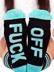 Womens Letter Print Socks