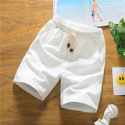 Men's Summer Casual Plus Size Cotton And Linen Shorts