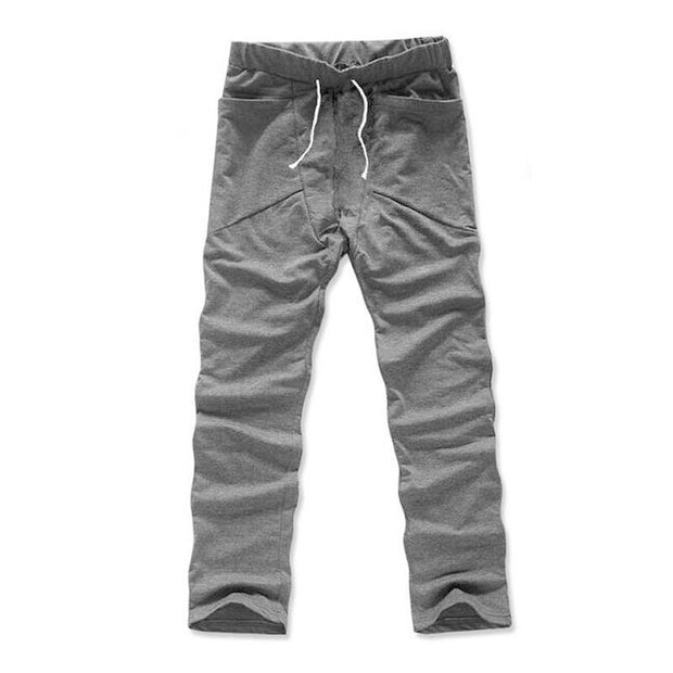 Men's Solid Color Slim Tied Harem Pants