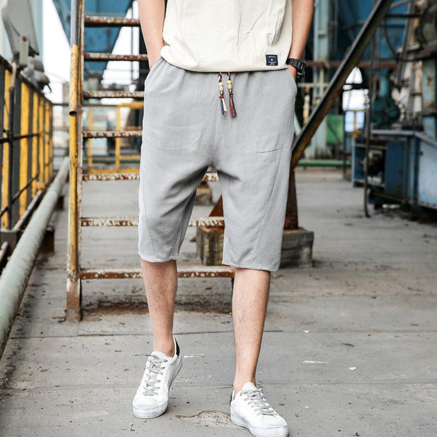 Men's Summer Fashion Loose Linen Shorts