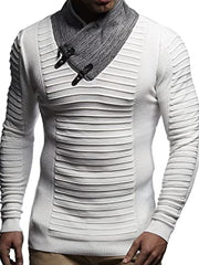 Men's Fashion Casual Half High Neck Pullover Sweater