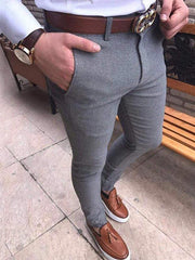 Bunivo Men Fit Casual Suit Trousers