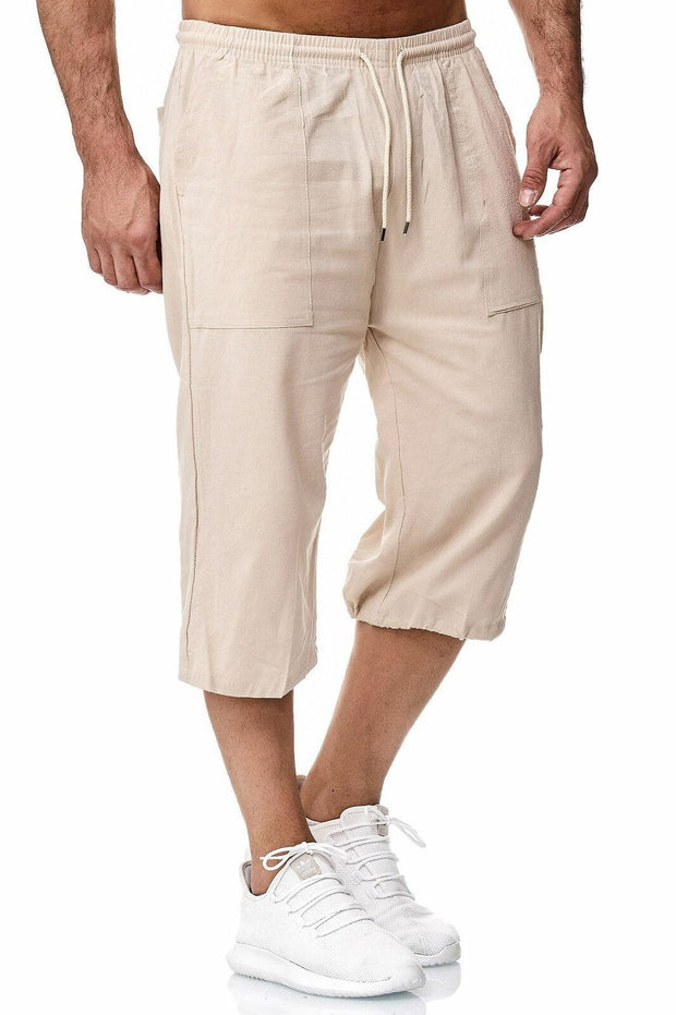 Men's Casual Cotton Linen Shorts