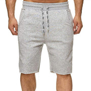 Men's Beach Solid Color Cotton Shorts